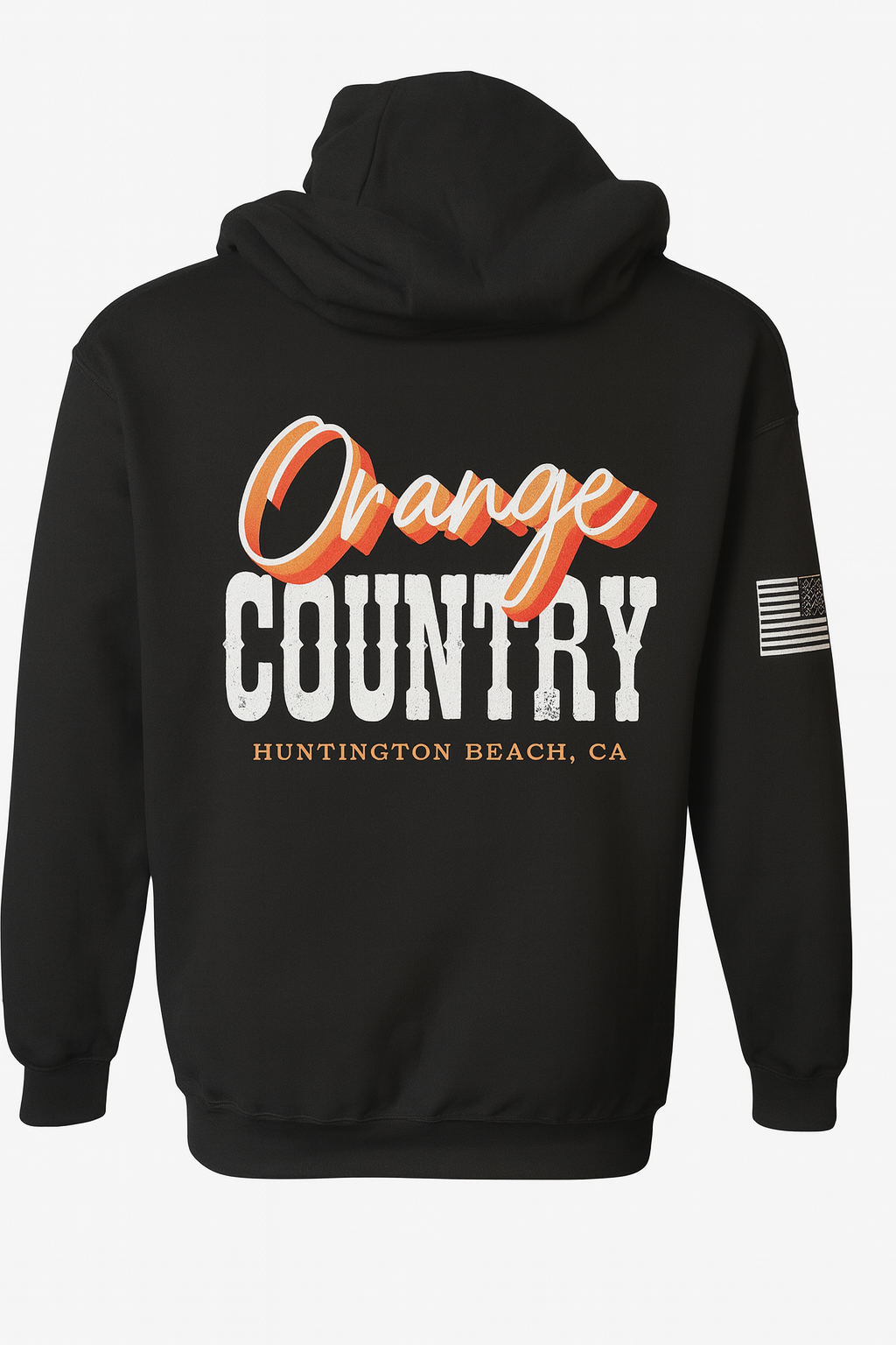 Orange Country Zip Hoodie