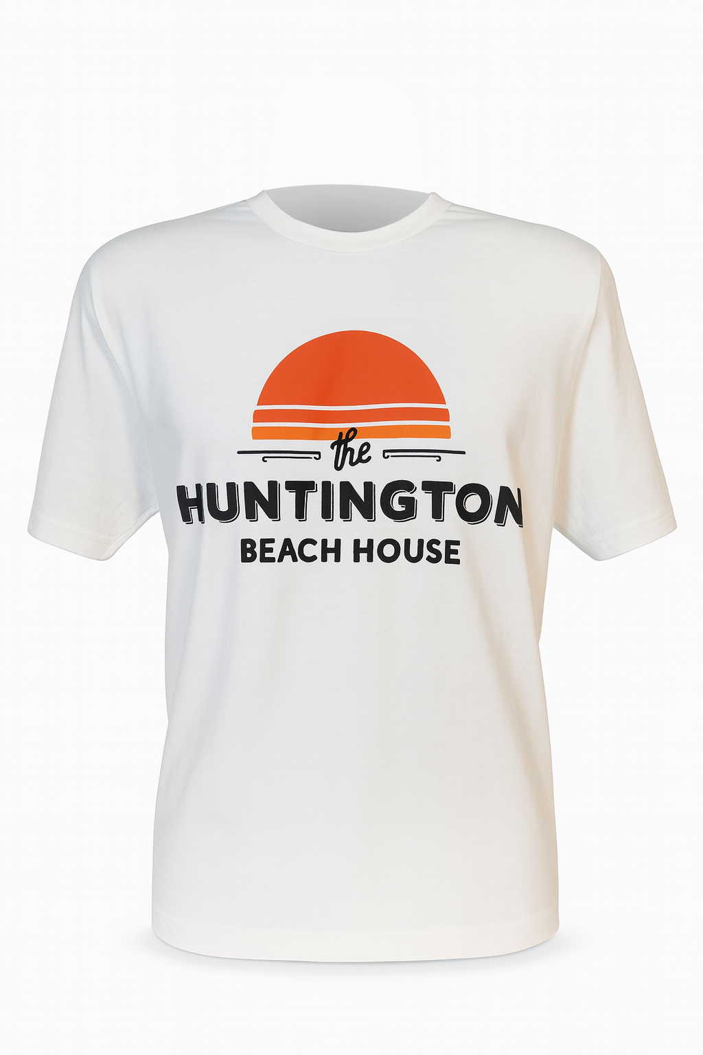 White HB House Logo Tee